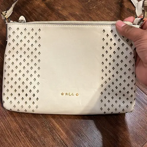 Lauren Ralph Lauren Lauderdale Tasmine Crossbody Bag Gold