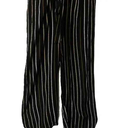 Others Follow Charlie Striped Wide Leg Jumpsuit Size Medium NWT #OP202406