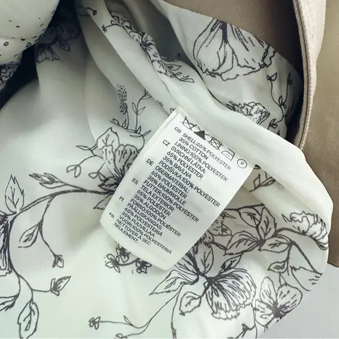 H&M  Classic Trench Coat Peacoat Ceam Tan Beige - Image 4