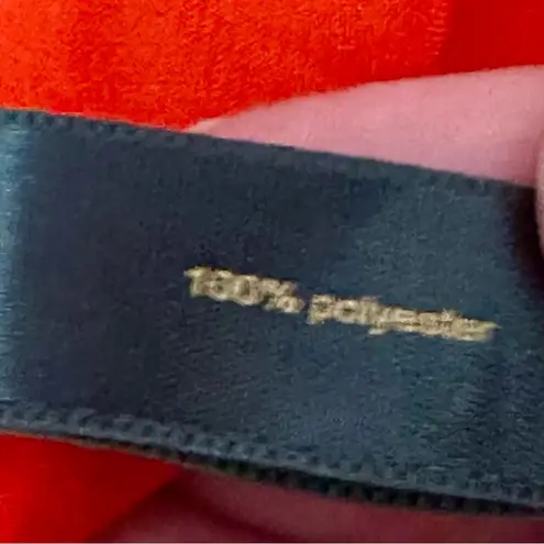 Outback Red Scarlet Silky Y2K Halter Top Sexy Keyhole Holiday Party Office Siren