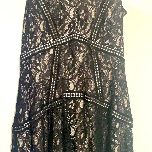 TAYLOR lace fully lined sleeveless fitted and flare dress π Size 10