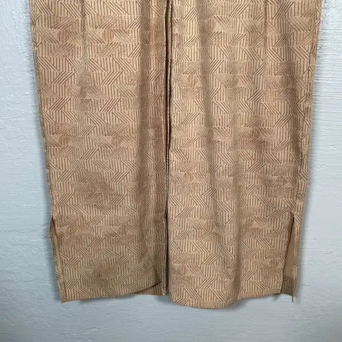 Rei Co-op REI Women XS Tan Brown Print Sun Up Shirt Dress Button Front Pockets UPF 50