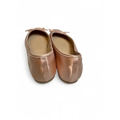 The Drop Women's Pepper Ballet Flat with Bow Pink Size: 8.5