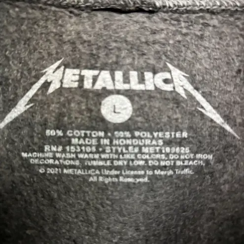 Metallica In Vertigo You Will Be Heavy Metal Band Oversized Hoodie Size Large