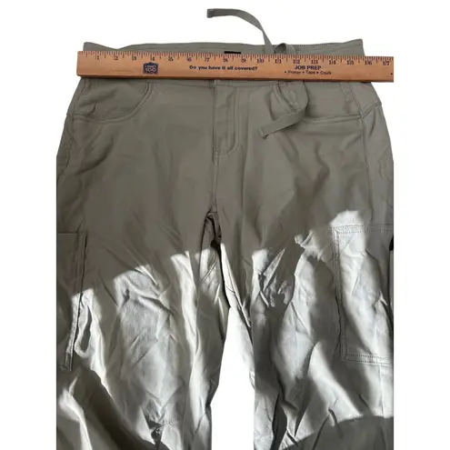 prAna Women's Standard Fit Halle Cargo Pants Size 8 Reg Khaki Jogger Style