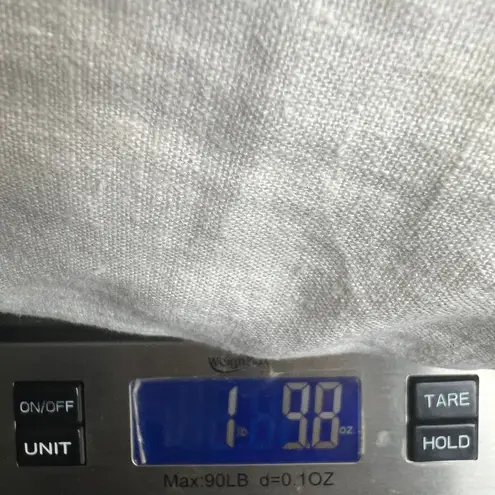 C Est.1946 Linen Blend Coastal Grandma Lagenlook Beach Cottage Dress Size 26/28W White