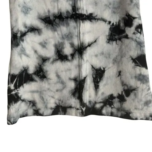 Proenza Schouler Blue Tie Dye Sleeveless Ribbed Cotton Tank Top Size XS