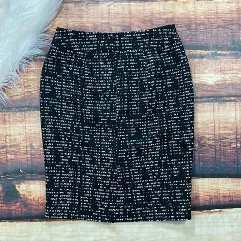 Nine West  Black & White Pencil Skirt