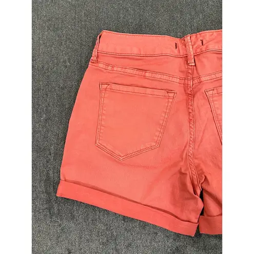 Dear John  American Classic Women's Coral Cuffed Jean Shorts Size 25 NWT Stretchy