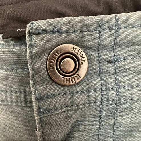 Kuhl Legendary Pants Womens 12 Short Blue Roll Up Lightweight Hiking Outdoor