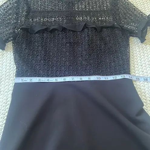 ZARA  Black Embroidery Mini Dress