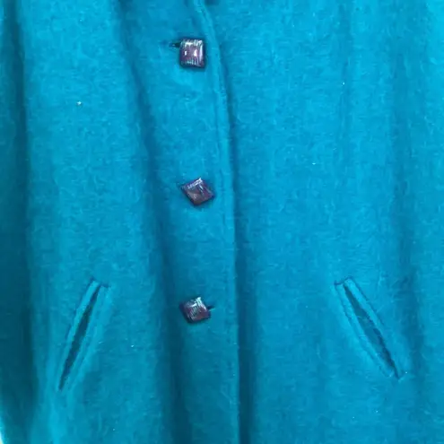 Don Elliot Vintage Women’s Oversized Coat Wool Blend Lined Button Down EUC Sz 2X