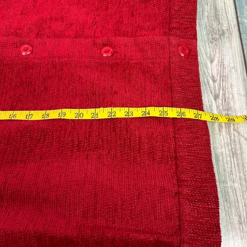 Coldwater Creek American Flag Jacket Size 1X Chenille Stars Stripes Shacket USA