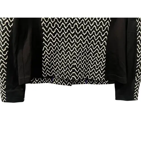 Basler Black White Blazer Suit Jacket Size Medium Women's Business Work Luxury