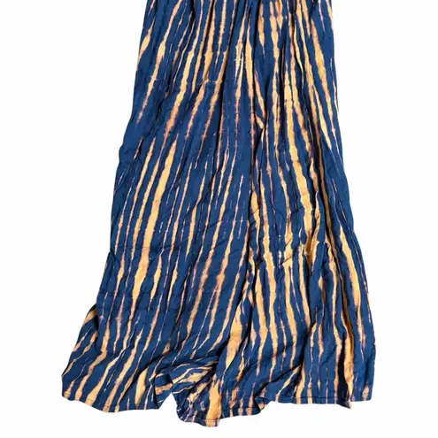 Le Salty Label Zuri Tie Dye Maxi Dress Size Small Blue