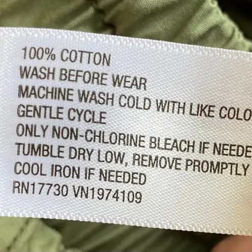 Wild Fable NEW  Sporty Cargo Skirt Size Small Green Cotton Elastic Waist