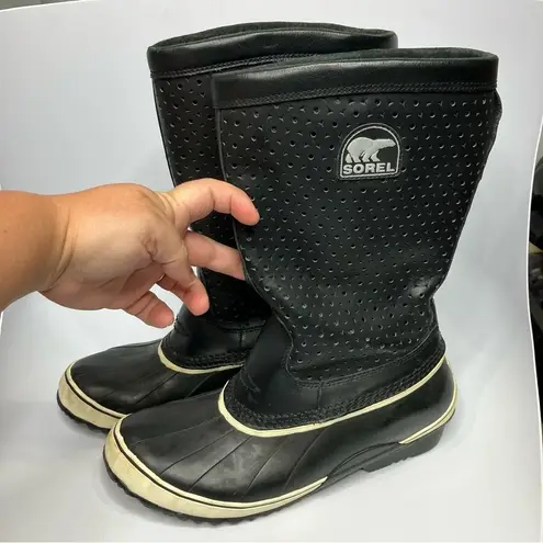 Sorelli tall insulated rain boots‎ black size 12