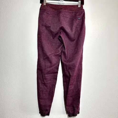 Patagonia  Hampi Rock Pants Climbing Mid Rise Drawstring Waist Maroon XXS