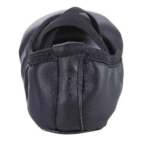 Capezio Leather Black Ballet Flats with Elastic Strap for women sz5 Size 5