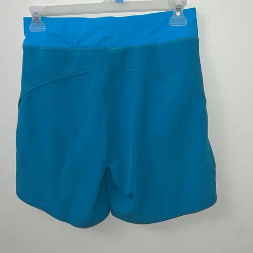 Women's Quick Dry Swim Shorts UPF 50+ High Waisted Trunk,6,NWT Blue