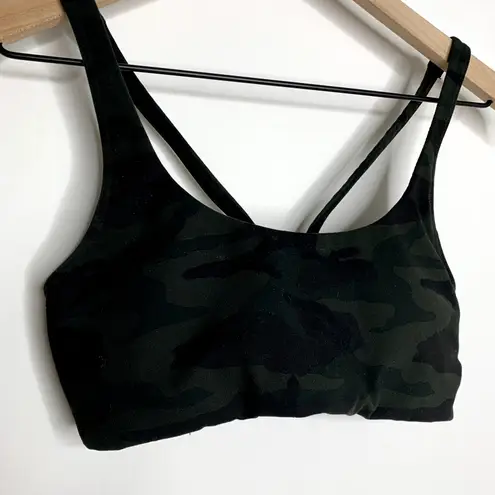 Vuori Yosemite Sports Bra Camo Green Womens Small