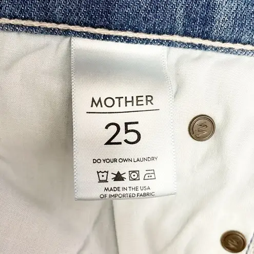Mother The Rascal Cuff Jeans Size 25 in Adios To My Old Life Medium Wash Crop Blue - Image 14