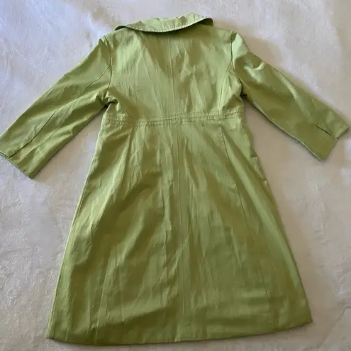 Nine West  Women’s Jacket Lime Green 3/4 Sleeve Pockets Size Small