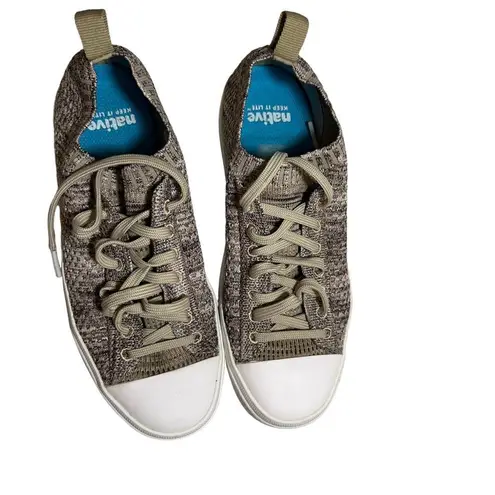 Native Shoes | Jefferson 2.0 Liteknit Women Brown and Tan Flax Size 8