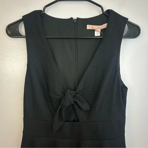 Hutch NWT Black April Cutout Tie Front A-line Sleeveless Dress Size Small
