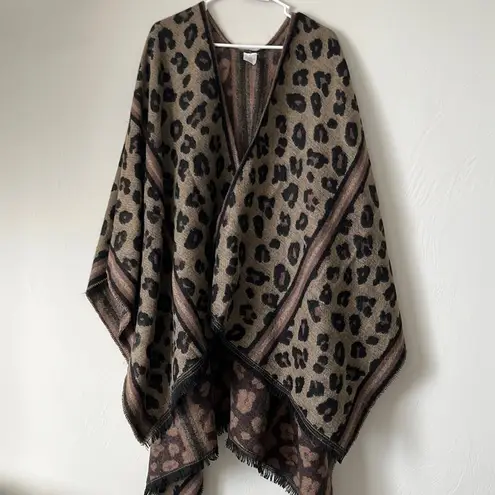 🔥 3/$30 Leopard Shawl Black