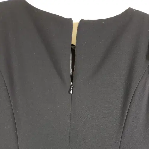 Sandra Darren Black Career Sheath Dress Size 8.