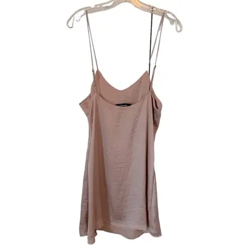 Stillwater  Slip Dress Blush Nude Satin Size Medium