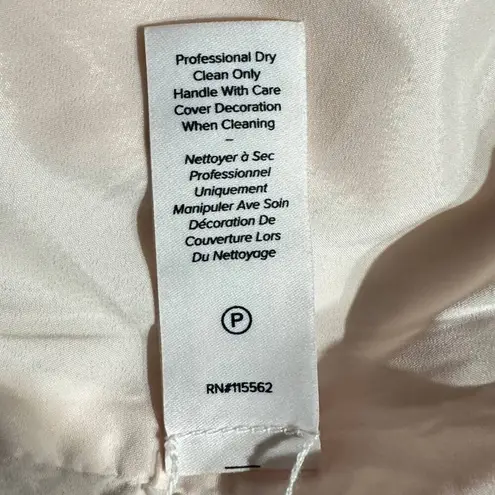 Cinq à Sept Ruthy Sequin Stripe Pants In Travertine Women's Size 8 NWOT Pink