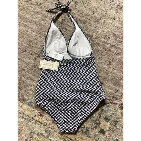 Shoshanna New. chevron swimsuit. Size 6 normally $240