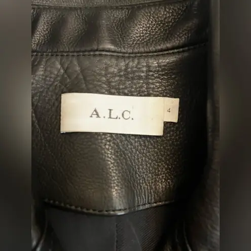 ALC Frank A.L.C. Benson Embroidered Leather Jacket