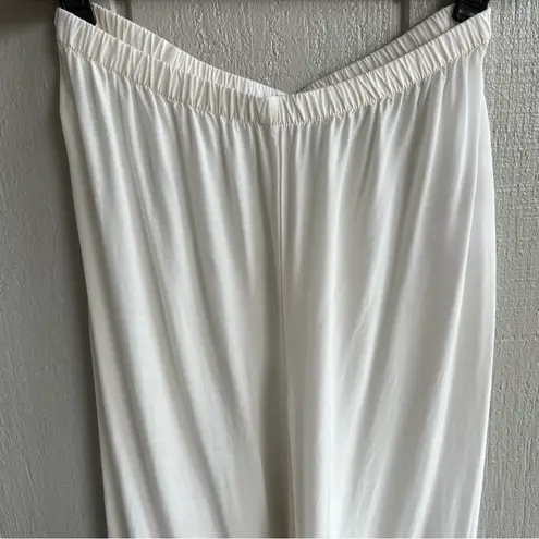 Nap Loungewear Cropped Cupro Sleep Pants White Size S