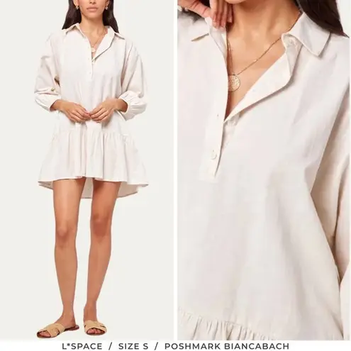 l*space NWT •  Linen Poplin Dress