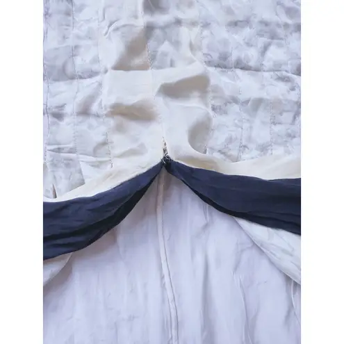 Stella McCartney Silk Pleated Skirt Cream Small Quiet Luxury Old Money Coquette