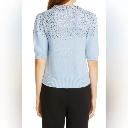 Cinq à Sept Cinq A Sept Lisa Embellished Puff Sleeve Sweater