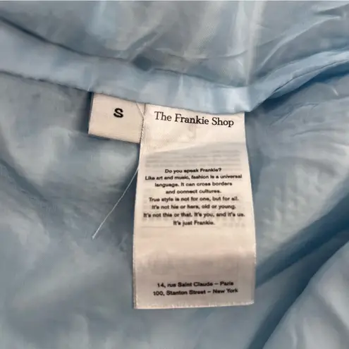 The Frankie Shop NWT Gloria Sequin Dress Blue Size