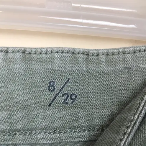 Liverpool Los Angeles Women’s Olive Green Stretch Cropped Denim Jeans