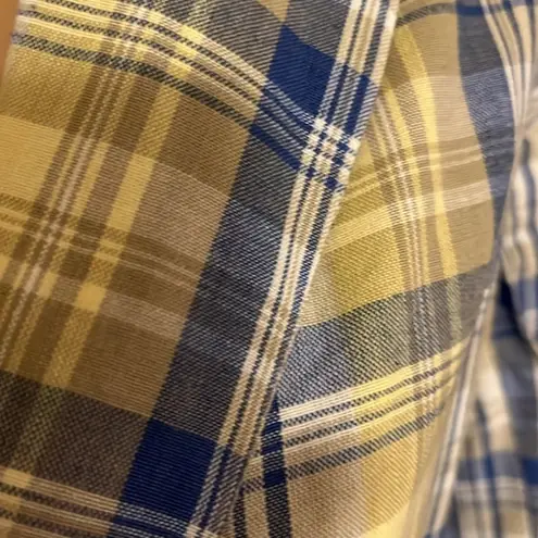 Newport News Vintage plaid cotton blazer size 6 NWT