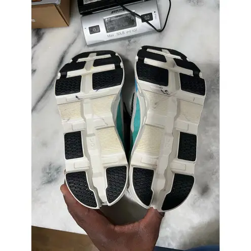 On Cloudstratus Women’s Running Shoes Size 9.5 White Blue Teal Lightweight