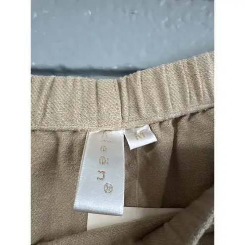 Women's Kleen Linen Blend Cargo Pants in Bran size M Lagenlook Boho Brown Size M