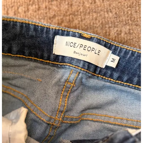 Nice People Bonjour Women's Blue Denim High