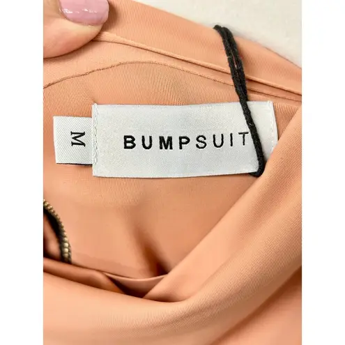 NWT Bumpsuit The Gia Sleeveelss High Neck Maternity Unitard Tan Women's Size M Size M