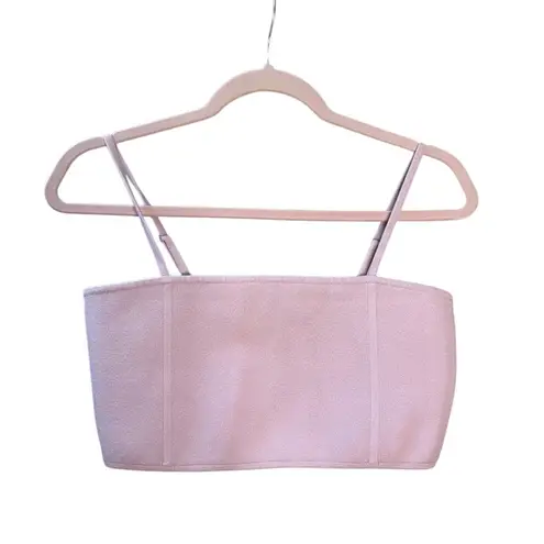 ALC Frank A.L.C. Winnie Knit Bra Top in a Rose Pink Color Size Medium Cropped Top - Image 8