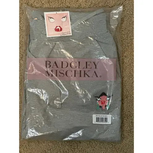 Badgley Mischka Gray French Terry Joggers w/Pockets Style 8BRP0068 Size Large