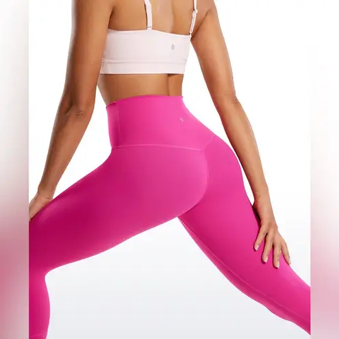 CRZ Yoga Thermal Fleece Lined Leggings 28'' NWTs XS Hibiscus Purple