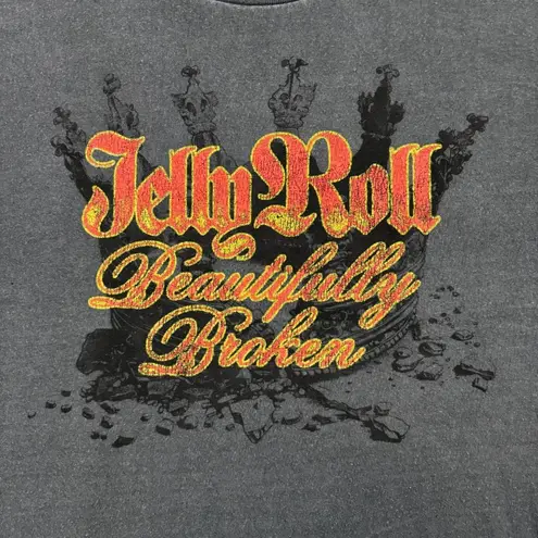 Jelly Roll “Beautifully Broken” Graphic T-Shirt Size Medium